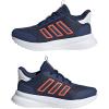 imageadidas Kids XPLR Path Elastic Lace ampamp Strap ShoesDark BlueSemi Impact OrangeWhite