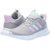 imageadidas Kids XPLR Path Elastic Lace ampamp Strap ShoesGreyBliss LilacSemi Flash Aqua