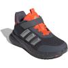 imageadidas Kids XPLR Path Elastic Lace ampamp Strap ShoesGreyImpact OrangeMatte Silver