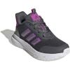 imageadidas Kids XPLR Path Elastic Lace ampamp Strap ShoesGreyPurple BurstIron Metallic