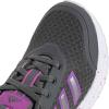 imageadidas Kids XPLR Path Elastic Lace ampamp Strap ShoesGreyPurple BurstIron Metallic