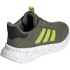 imageadidas Kids XPLR Path Elastic Lace ampamp Strap ShoesOlive StrataSolar SlimeBlack