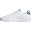 imageadidas Mens Advantage 20 Tennis ShoesWhiteBlackCollegiate Green