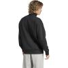 imageadidas Mens All Szn Fleece QuarterZip Crewneck SwearshirtBlack
