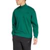 imageadidas Mens All Szn Fleece QuarterZip Crewneck SwearshirtCollegiate Green