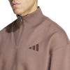imageadidas Mens All Szn Fleece QuarterZip Crewneck SwearshirtEarth Strata