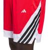 imageadidas Mens Basketball Legends 3Stripes Tank TopDash GreyPure Ruby