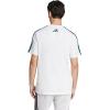 imageadidas Mens Codes Collegiate Linear Graphic TShirtWhite