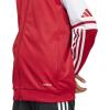 imageadidas Mens Designed for Training 3Stripes TShirtTeam Power RedWhite