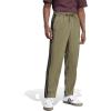 imageadidas Mens Essentials 3Stripes Open Hem Stanford PantsOlive Strata  Black