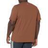 imageadidas Mens Essentials Single Jersey Linear Embroidered Logo TShirtPreloved Brown