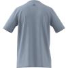 imageadidas Mens Essentials Single Jersey Linear Embroidered Logo TShirtWonder Blue