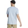 imageadidas Mens Essentials Single Jersey Linear Embroidered Logo TShirtWonder Blue