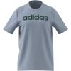 imageadidas Mens Essentials Single Jersey Linear Embroidered Logo TShirtWonder Blue