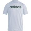 imageadidas Mens Essentials Single Jersey Linear Embroidered Logo TShirtWonder Blue