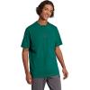 imageadidas Mens Essentials Small Logo Single Jersey TShirtCollegiate GreenBlack