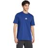 imageadidas Mens Essentials Small Logo Single Jersey TShirtDark BlueWhite