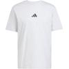 imageadidas Mens Essentials Small Logo Single Jersey TShirtLight Grey HeatherBlack