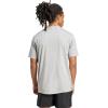 imageadidas Mens Essentials Small Logo Single Jersey TShirtMedium Grey HeatherBlack