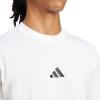 imageadidas Mens Essentials Small Logo Single Jersey TShirtWhiteBlack