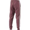 imageadidas Mens Essentials WarmUp Tricot 3Stripes Tapered Track PantsPreloved Crimson