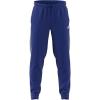 imageadidas Mens Essentials WarmUp Tricot 3Stripes Tapered Track PantsSemi Lucid BlueWhite