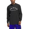 imageadidas Mens Select Long Sleeve Basketball TShirtBlackCloud White