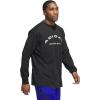imageadidas Mens Select Long Sleeve Basketball TShirtBlackCloud White