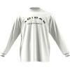imageadidas Mens Select Long Sleeve Basketball TShirtCloud WhiteBlack