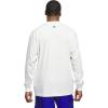 imageadidas Mens Select Long Sleeve Basketball TShirtCloud WhiteBlack