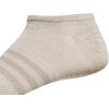 imageadidas Mens Superlite No Show Socks 6Pair Pack Low Profile Below AnkleAlumina BeigeLight BrownWhite