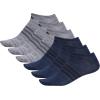 imageadidas Mens Superlite No Show Socks 6Pair Pack Low Profile Below AnkleLegend Ink BlueNight Marine BlueOnix Grey