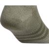 imageadidas Mens Superlite No Show Socks 6Pair Pack Low Profile Below AnkleOff WhitePutty GreyOlive Strata Green