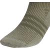 imageadidas Mens Superlite No Show Socks 6Pair Pack Low Profile Below AnkleOff WhitePutty GreyOlive Strata Green