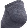 imageadidas Mens Superlite No Show Socks 6Pair Pack Low Profile Below AnkleOnix GreyGreyBlack