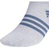 imageadidas Mens Superlite No Show Socks 6Pair Pack Low Profile Below AnklePreloved Ink BlueLegend Ink BlueCool Light Heather