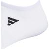imageadidas Mens Superlite No Show Socks 6Pair Pack Low Profile Below AnkleWhiteBlack30