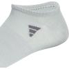 imageadidas Mens Superlite No Show Socks 6Pair Pack Low Profile Below AnkleWonder Sage GreenGrey Six
