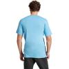 imageadidas Mens Train Essentials Feelready 3Stripes TShirtSemi Blue Burst