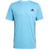 imageadidas Mens Train Essentials Feelready 3Stripes TShirtSemi Blue Burst