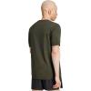 imageadidas Mens Train Essentials Structure Crew Neck Short Sleeve Casual Tops Casual  GreenOlive StrataGrey