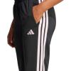 imageadidas Originals Womens Tricot 3Stripes Track PantsBlackClear Pink