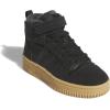 imageadidas UnisexChild Break Start Mid Top SneakerBlackCarbonGum