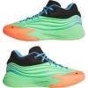 imageadidas Womens Dame X Basketball ShoesLime BurstSignal CoralBlue Burst