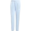 imageadidas Womens Essentials 3Stripes French Terry Cuffed PantsBlueWhite