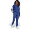 imageadidas Womens Essentials 3Stripes French Terry Cuffed PantsDark BlueWhite