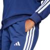 imageadidas Womens Essentials 3Stripes French Terry Cuffed PantsDark BlueWhite