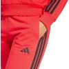 imageadidas Womens Essentials 3Stripes French Terry Cuffed PantsPure RubyBlack