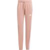 imageadidas Womens Essentials 3Stripes French Terry Cuffed PantsWarm ClayWhite