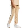imageadidas Womens Essentials 3Stripes French Terry Cuffed PantsWarm SandstoneWhite
